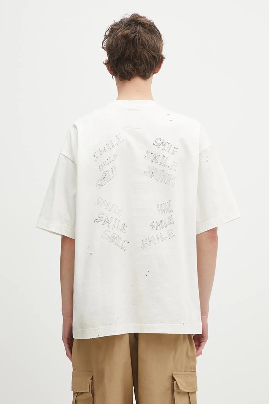 Одяг Бавовняна футболка Maison MIHARA YASUHIRO Distressed Tee J14TS752 білий
