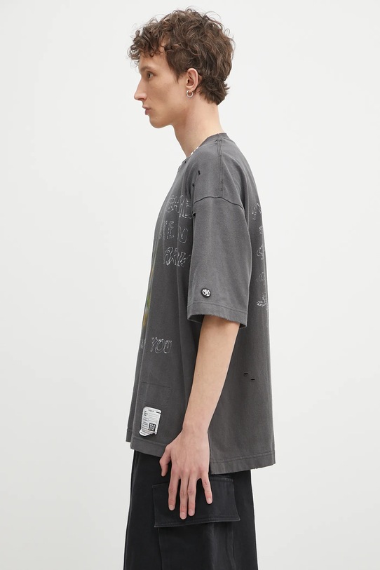 Maison MIHARA YASUHIRO cotton t-shirt Distressed Tee J14TS752 black SS25