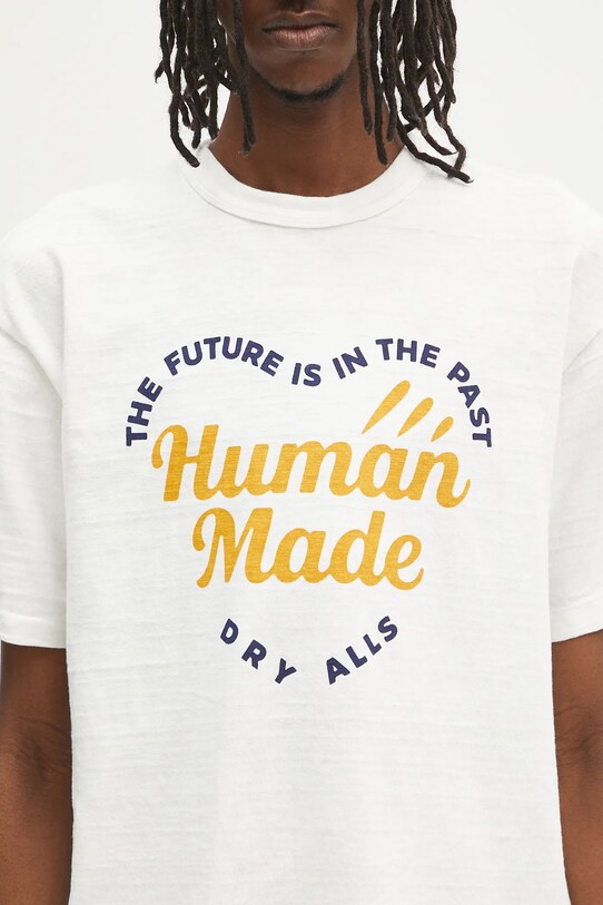 Human Made t-shirt bawełniany Graphic T-Shirt biały HM29TE011
