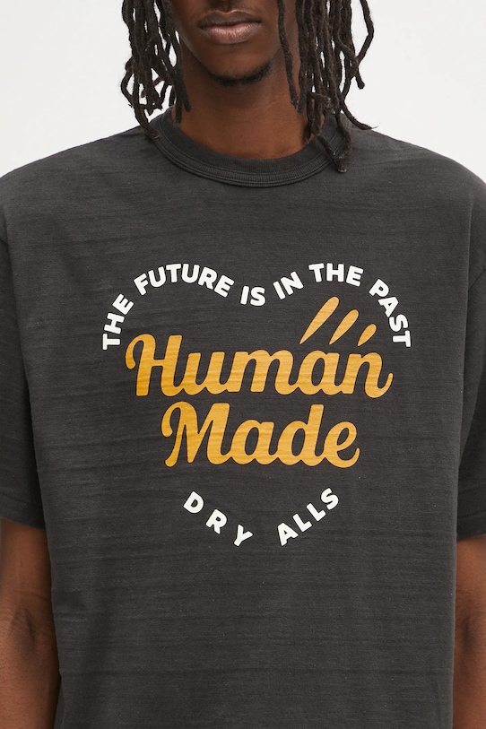 Human Made t-shirt bawełniany Graphic T-Shirt czarny HM29TE011