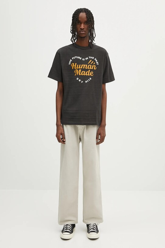 Хлопковая футболка Human Made Graphic T-Shirt HM29TE011 чёрный