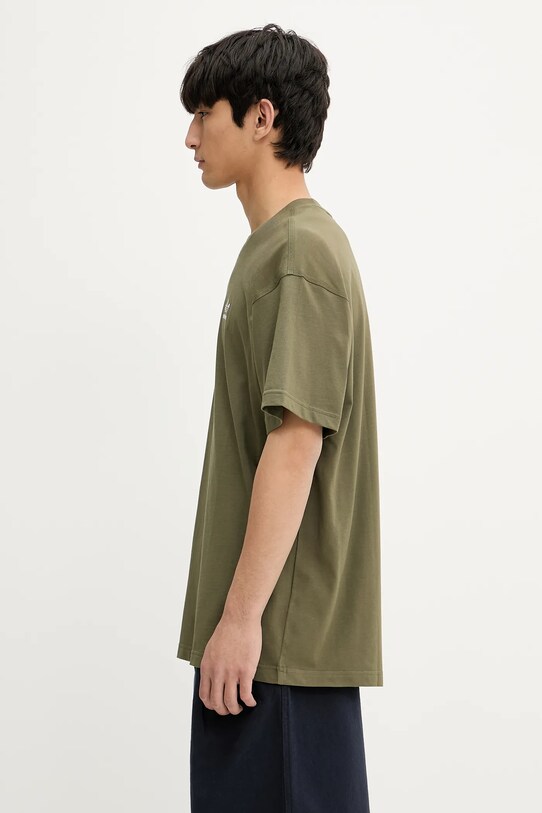 adidas Originals t-shirt bawełniany Ess Nc Oc Tee KE6582 zielony SS25