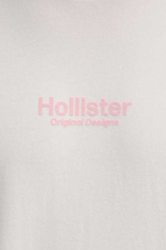 Bavlnené tričko Hollister Co. KI323.5007.101 béžová