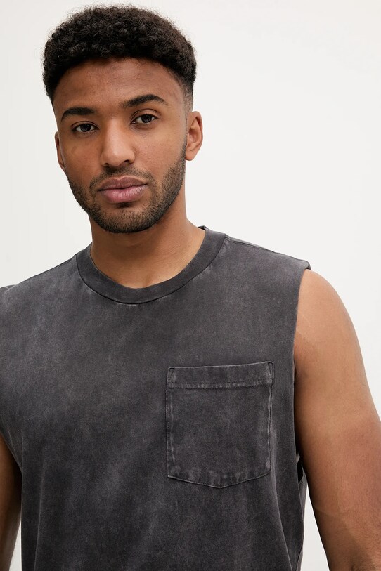 Hollister Co. tricou din bumbac gri KI324.5211.908