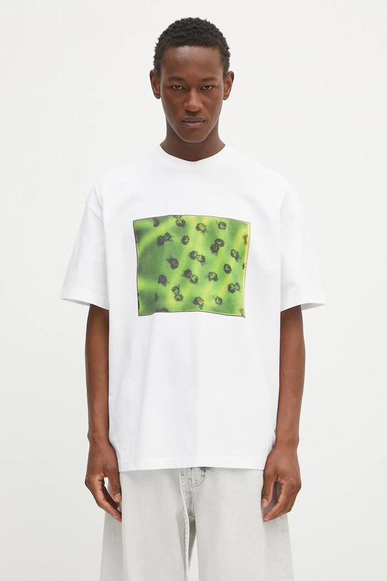 Bavlnené tričko 032C 'Ketuta' regular biela S25.URC.0114.100