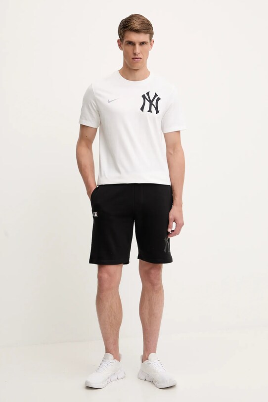Nike tricou din bumbac New York Yankees N199.10A.NK.9UX alb SS25