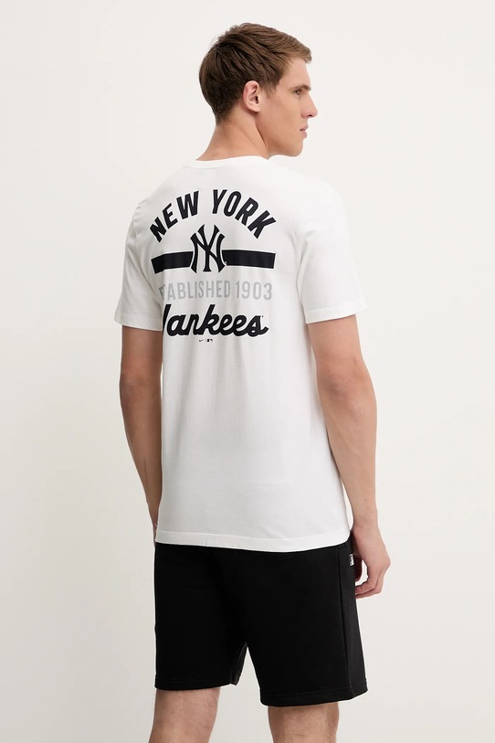 Îmbrăcăminte Nike tricou din bumbac New York Yankees N199.10A.NK.9UX alb