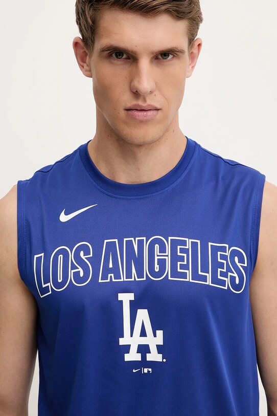 Nike t-shirt treningowy Los Angeles Dodgers niebieski 01B3.4EW.LD.Y8P