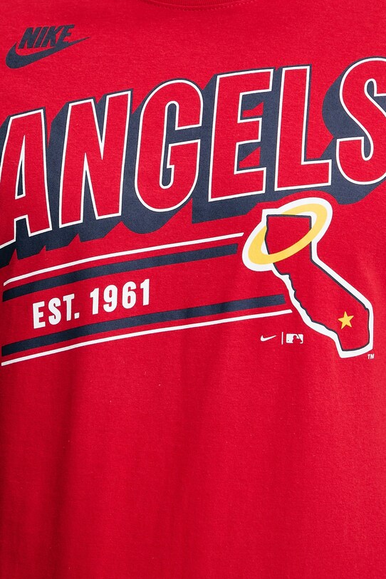 Nike t-shirt bawełniany California Angels 1993-96 N199.62Q.A93.CUE czerwony