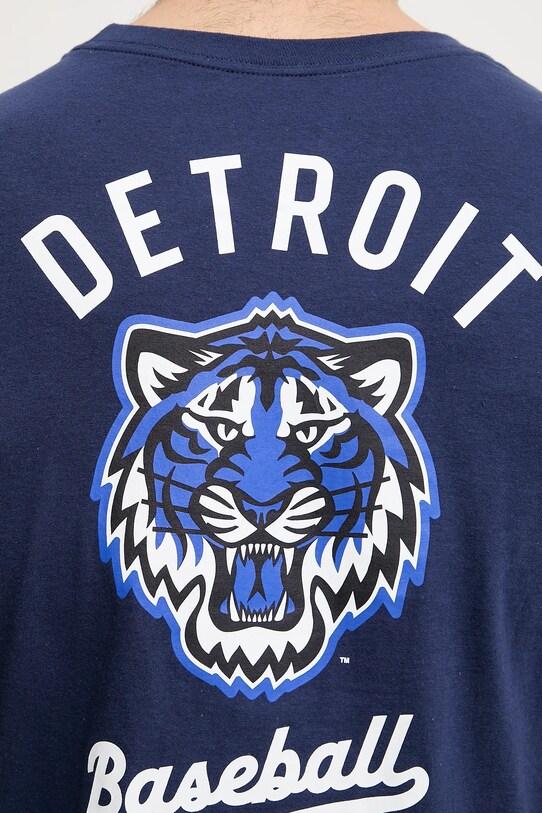 Nike t-shirt bawełniany Detroit Tigers N199.44B.DG.SAZ granatowy