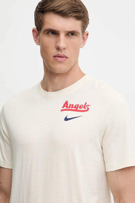 Nike pamut póló Los Angeles Angels bézs N199.15A.ANG.SAZ