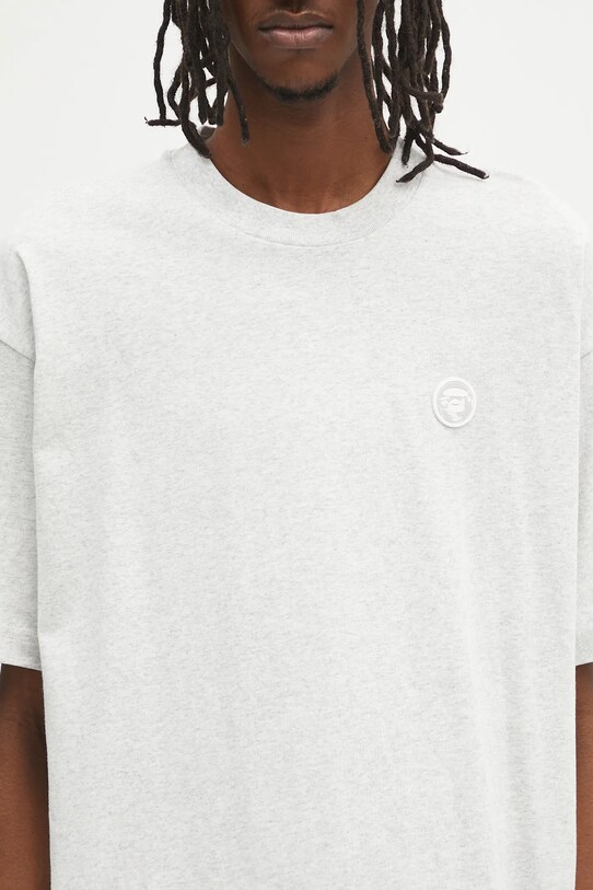 Бавовняна футболка AAPE Now сірий AAPTEM1598XAO