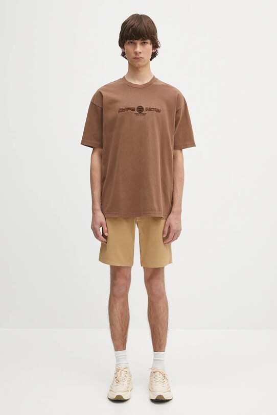 Хлопковая футболка AAPE Now AAPTEM1603XXO