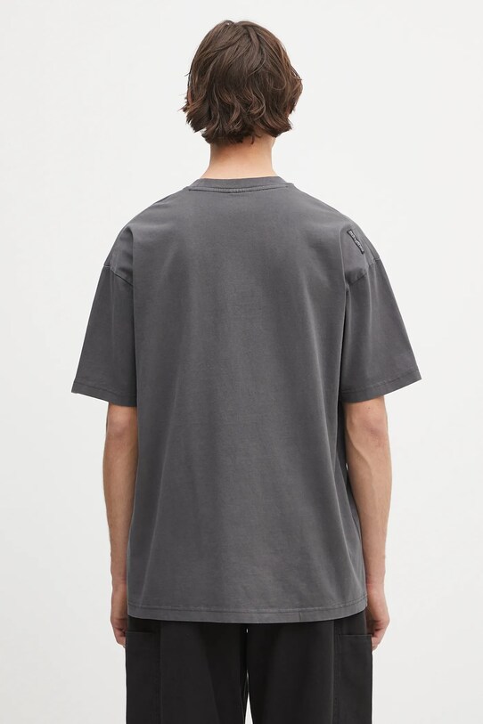 Одежда Хлопковая футболка AAPE Now AAPTEM1603XXO серый