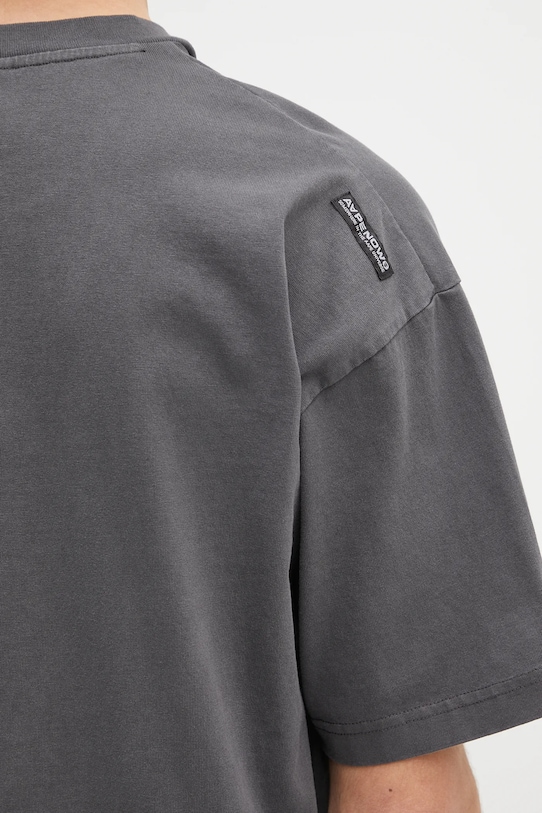 AAPE t-shirt bawełniany Now AAPTEM1603XXO szary