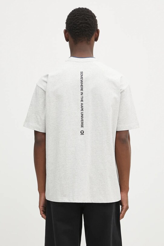 Abbigliamento AAPE t-shirt in cotone Now AAPTEM1604XAO grigio