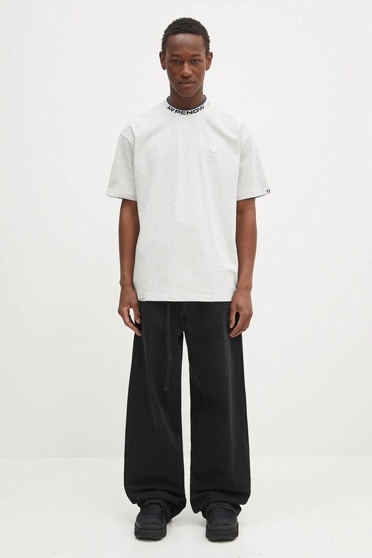 AAPE t-shirt in cotone Now AAPTEM1604XAO grigio