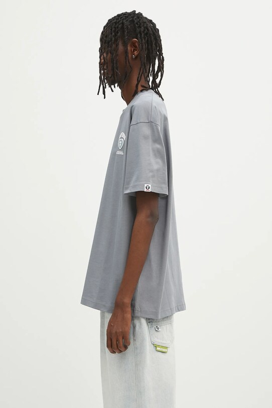 AAPE t-shirt in cotone Now AAPTEM1600XXO grigio SS25