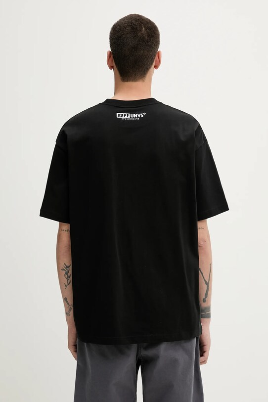 Одежда Хлопковая футболка AAPE Basic AAPTEM1638XXO чёрный