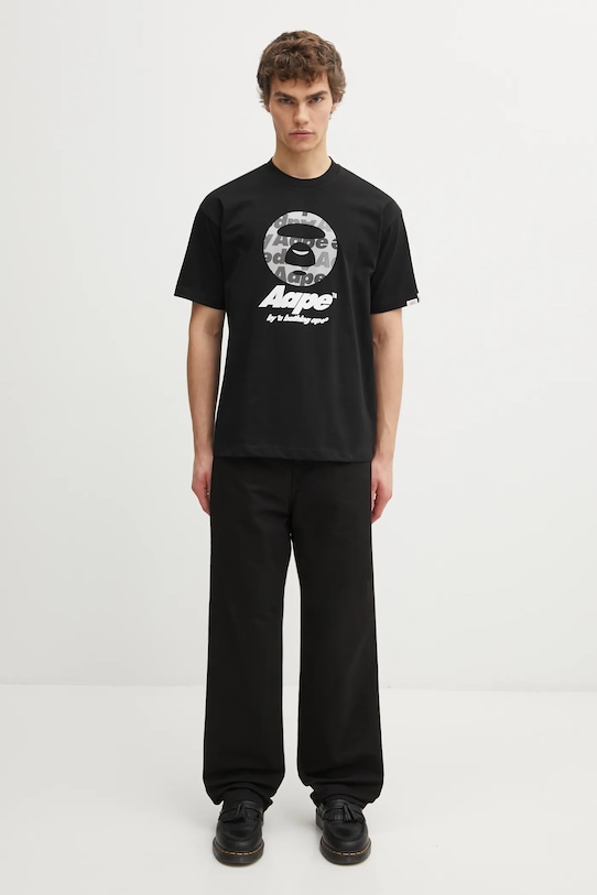 Бавовняна футболка AAPE Basic AAPTEM1639XXO