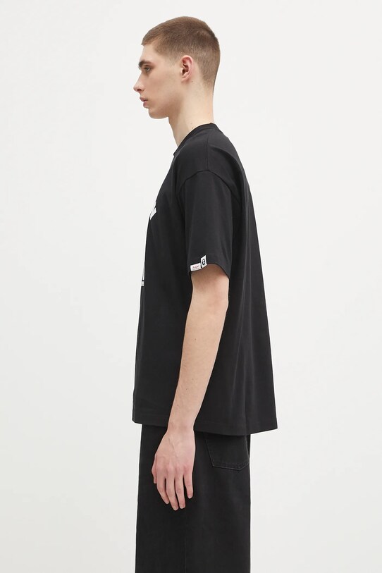 AAPE t-shirt bawełniany Basic AAPTEM1643XXO czarny SS25
