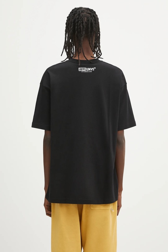 Одежда Хлопковая футболка AAPE Basic AAPTEM1648XXO чёрный