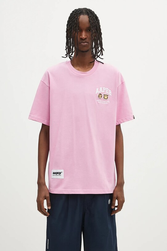 AAPE t-shirt bawełniany Basic Aaper