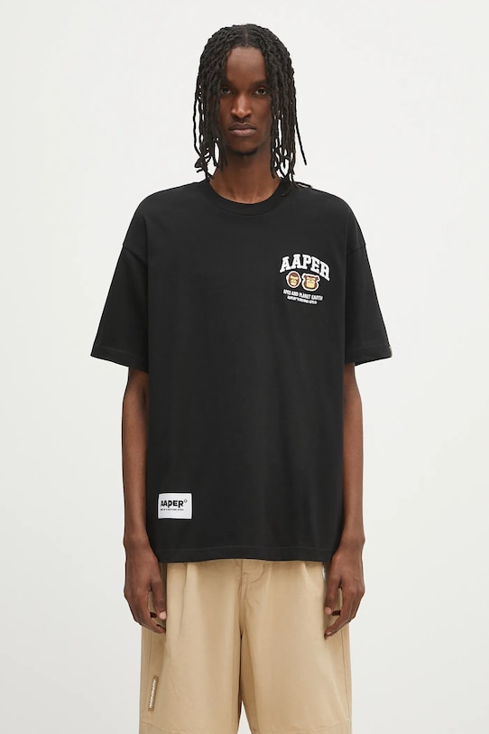 AAPE t-shirt bawełniany Basic Aaper