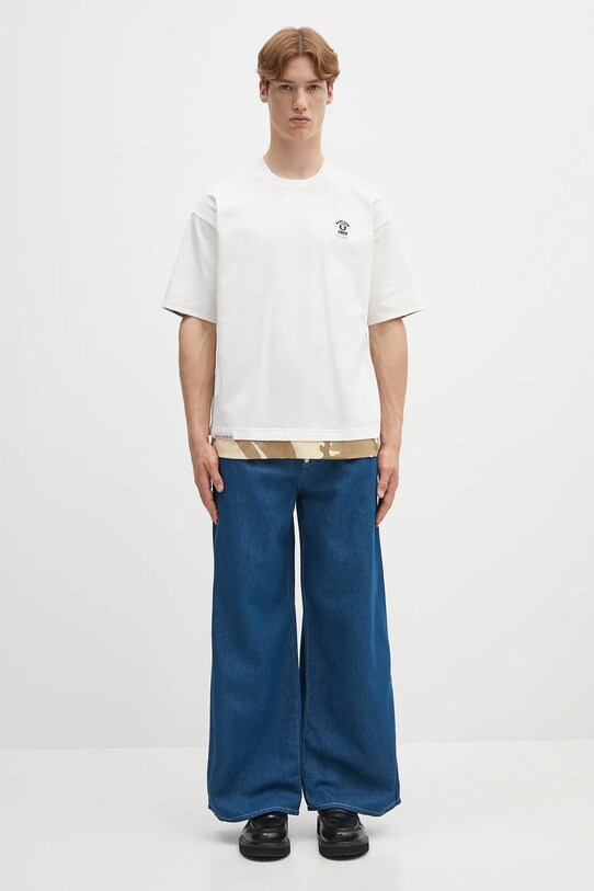 Бавовняна футболка AAPE Fancy Main AAPTEM1652XXO бежевий
