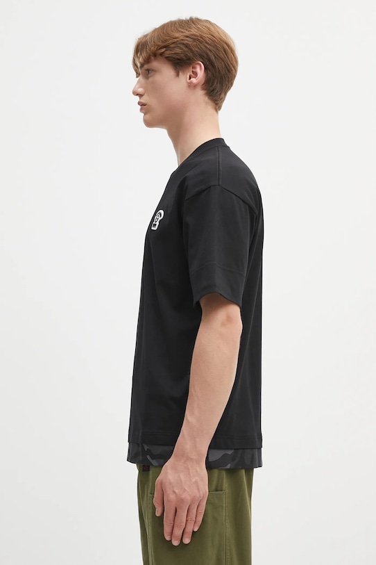 Хлопковая футболка AAPE Fancy Main AAPTEM1652XXO чёрный SS25