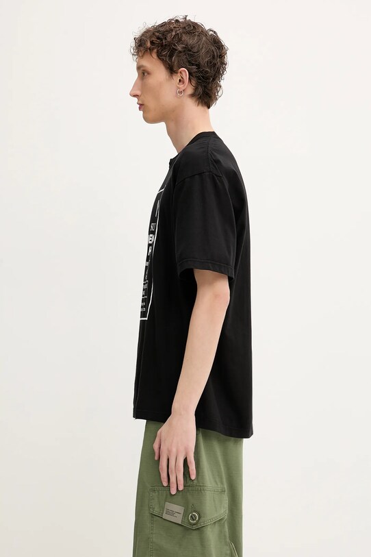 NEIGHBORHOOD t-shirt bawełniany Nh . Tee Ss-15 251PCNH.ST15 czarny SS25