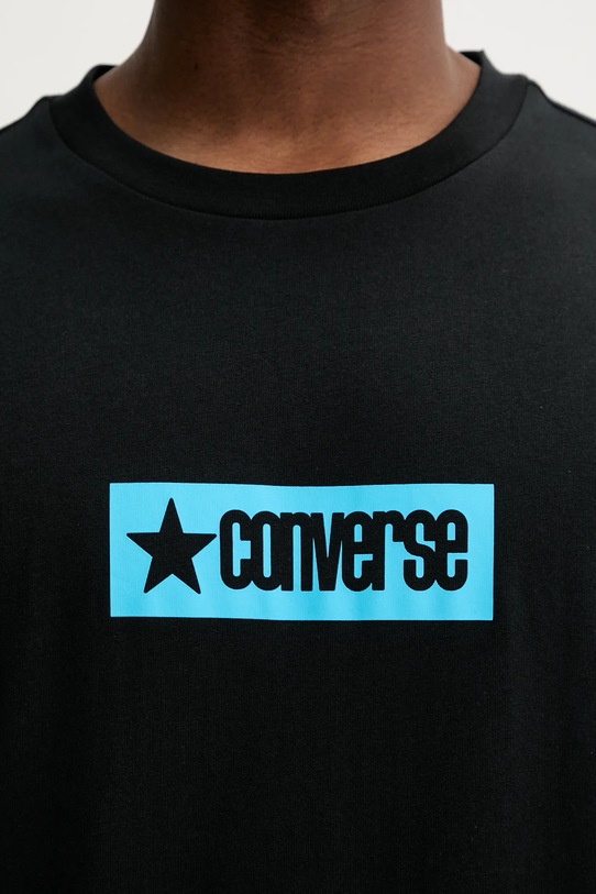 Converse t-shirt bawełniany 10027995.A05 czarny