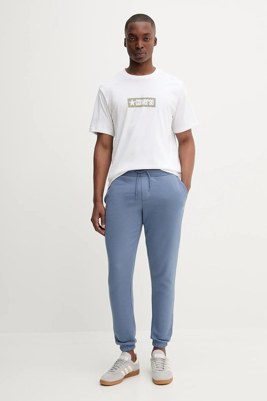 Converse t-shirt bawełniany 10027995.A04 biały SS25