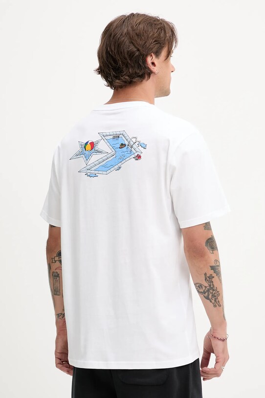 Ruházat Converse pamut póló 10027716.A02 fehér