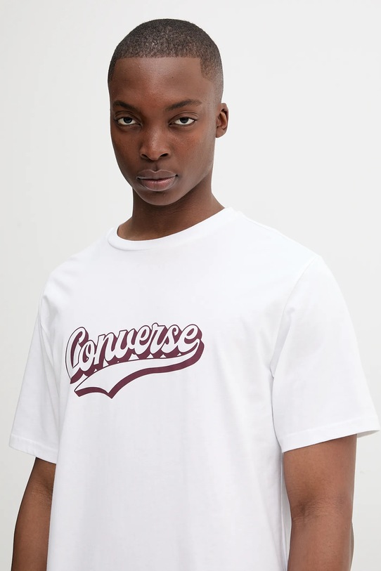 Converse t-shirt bawełniany biały 10027994.A06