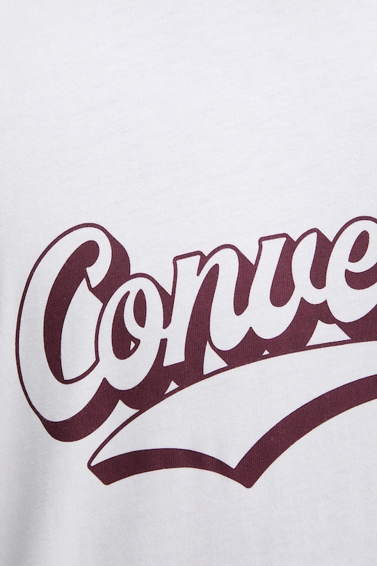 Converse t-shirt bawełniany 10027994.A06 biały