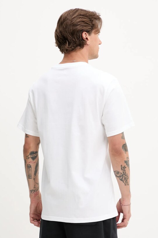 Îmbrăcăminte Converse tricou din bumbac 10027722.A02 alb