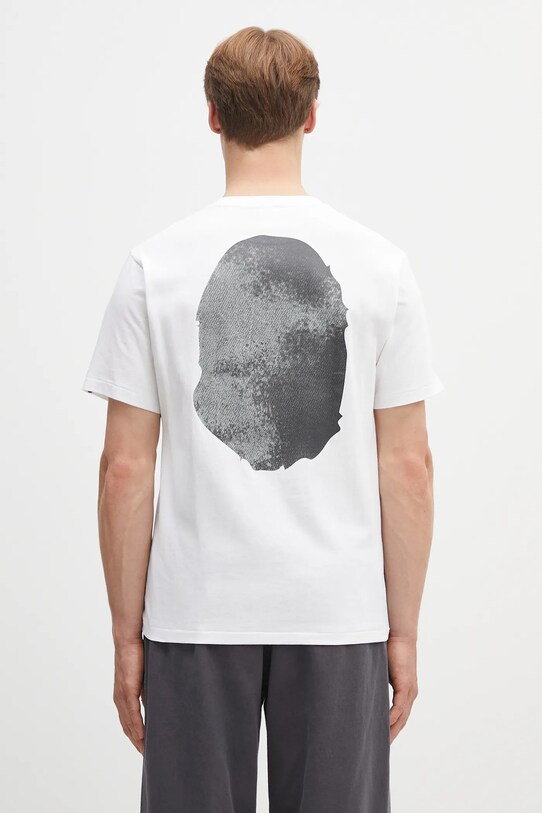 Odzież A Bathing Ape t-shirt bawełniany High Tone Bleach Big Ape Head 1L30110045 biały