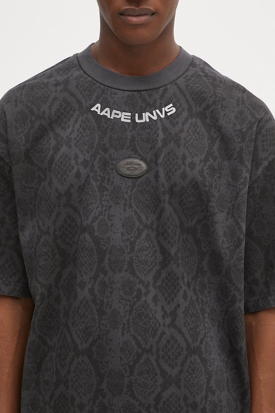AAPE cotton t-shirt Fancy Main black AAPTEM1569XXN