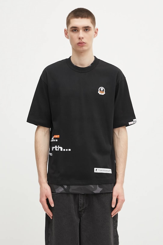 AAPE t-shirt bawełniany Fancy Main