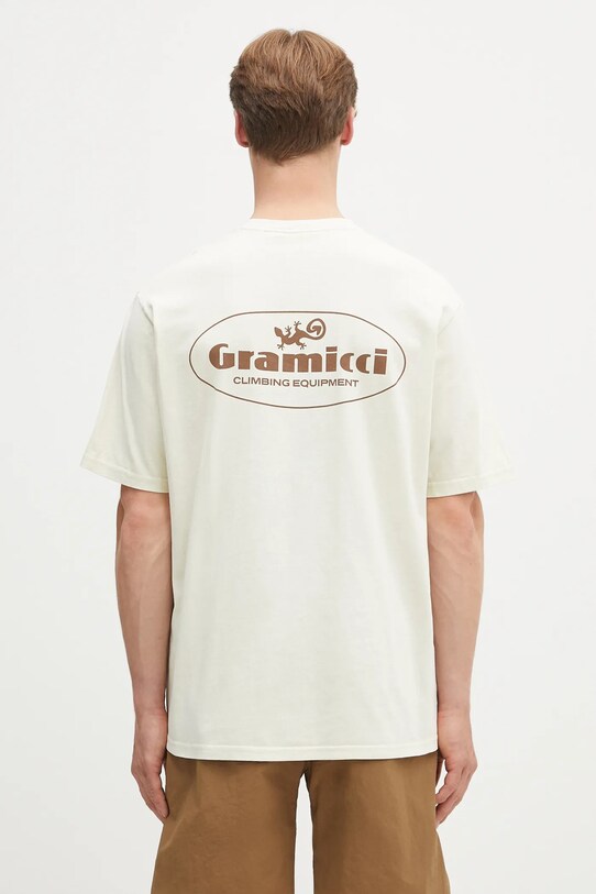 Ρούχα Βαμβακερό μπλουζάκι Gramicci Climbing Equipment Tee G5SU.T165 μπεζ