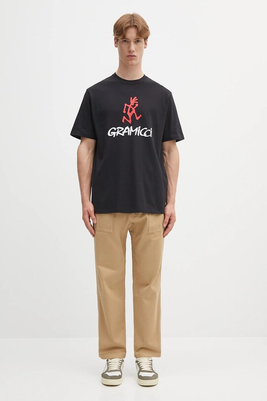 Gramicci t-shirt Gramicci Logo Tee G4SU.T097 czarny
