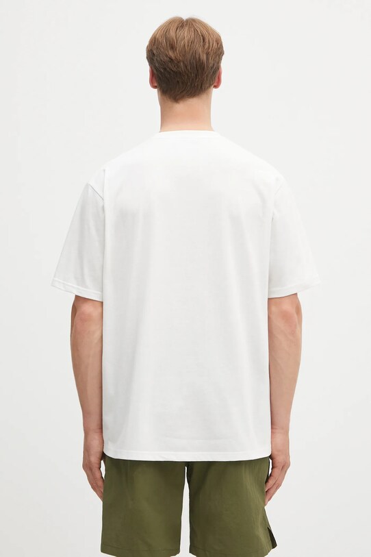 Odzież Gramicci t-shirt One Point Logo Tee G4SU.T096 biały