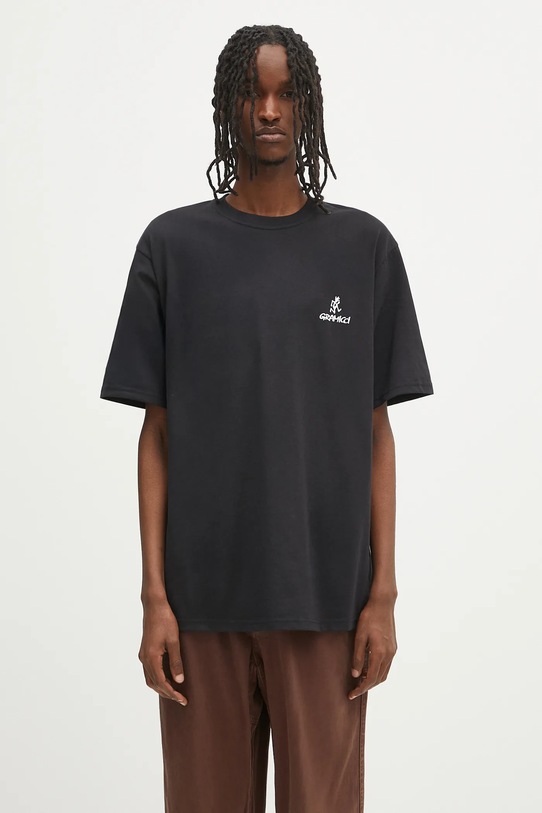 Gramicci t-shirt One Point Logo Tee regular czarny G4SU.T096