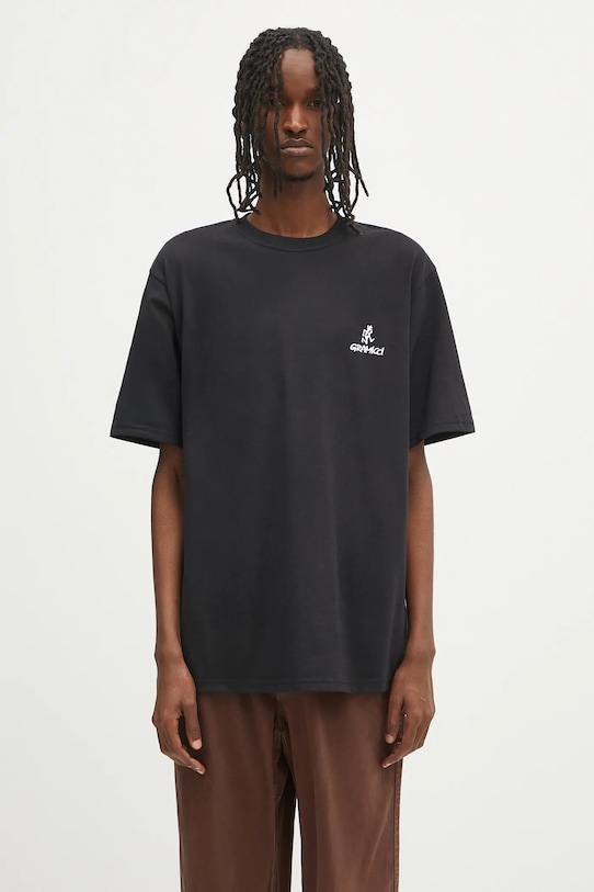 Gramicci t-shirt One Point Logo Tee regular czarny G4SU.T096