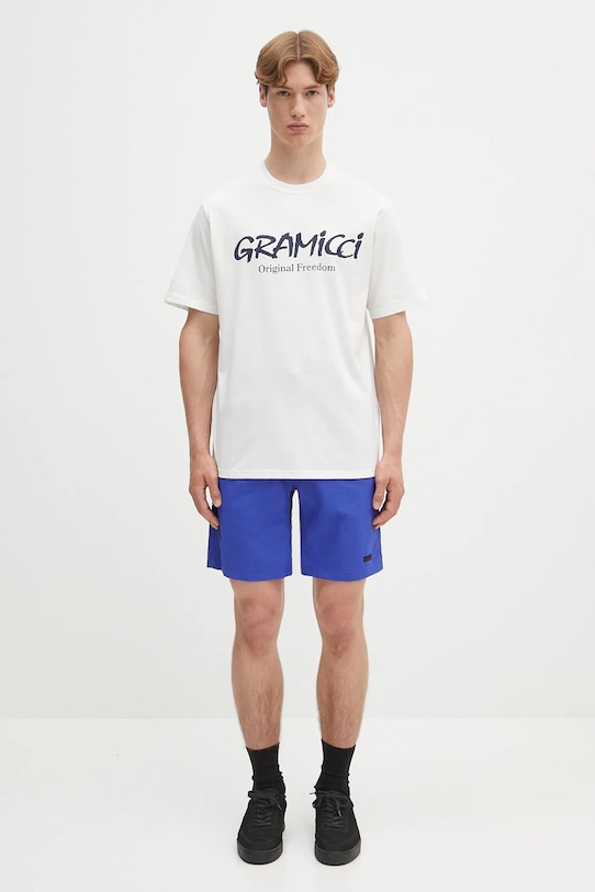 Gramicci t-shirt Original Freedom Logo Tee G5SU.T175 biały