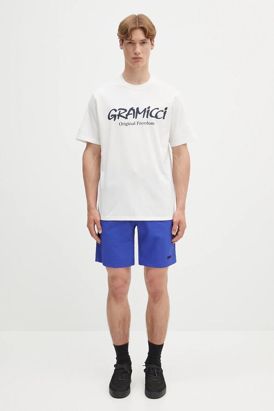 Tričko Gramicci Original Freedom Logo Tee G5SU.T175 biela