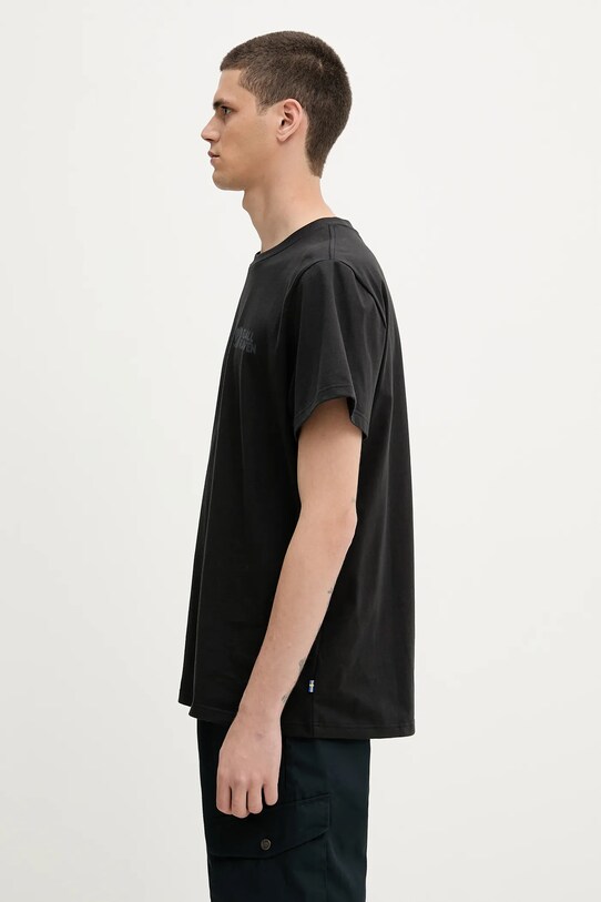 Fjallraven tricou din bumbac Fjällräven Heavy Classic T-shirt F12600232 negru SS25
