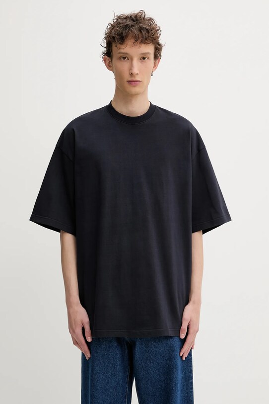 DARKPARK cotton t-shirt Mick relaxed navy MJE09.JSW09