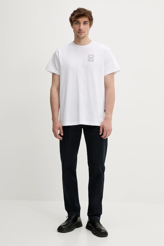 G-Star tricou din bumbac D26046.C336 alb SS25